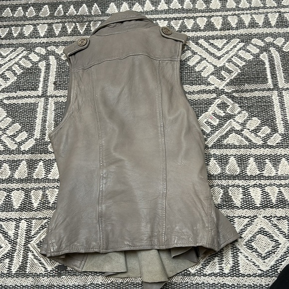 ALLSAINTS Spitafields Leather Vest - Picture 6 of 6